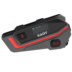 INTERKOM MOTOCYKLOWY BLUETOOTH KADY K3  RADIO FM DO 6 MOTO